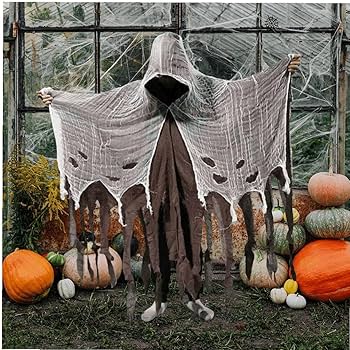 Amazon.co.jp: ハロウィン ケープ ボロボロ フード付き ケープ 中世